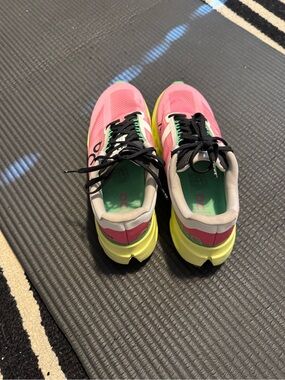 On Cloudrunner Women’s Athletic Shoes — Pink/Yellow